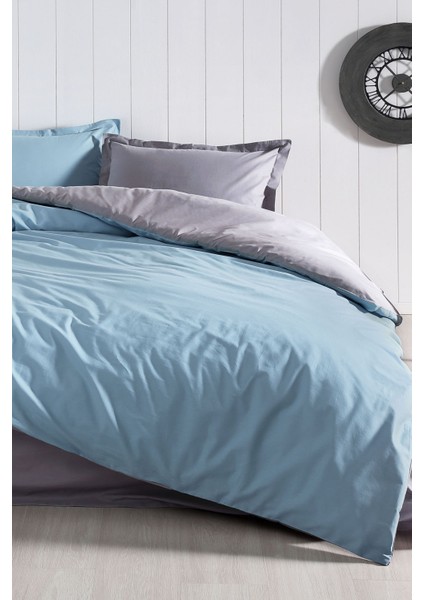 Colormix Petrol Antrasit Çift Kişilik Nevresim Takımı modelleri