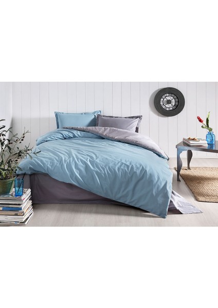 Colormix Petrol Antrasit Çift Kişilik Nevresim Takımı fırsatları