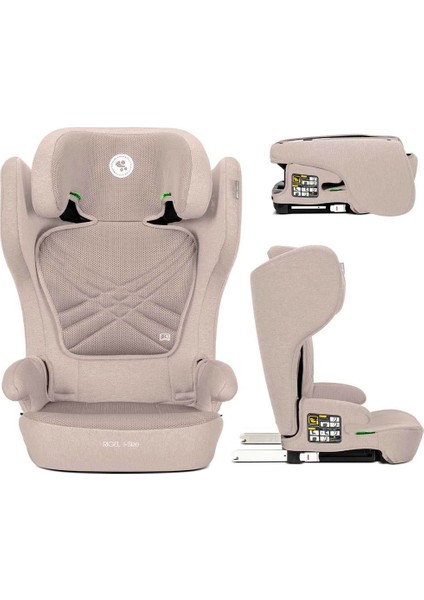 Rıgel Katlanır Isofix I-Size 3-12 Yaş (100-150 Cm) Oto Koltuğu - Beige