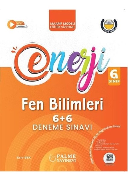 Palme 6.sınıf Enerji 6+6 Fen Bilimleri Deneme Sınavı *yeni*