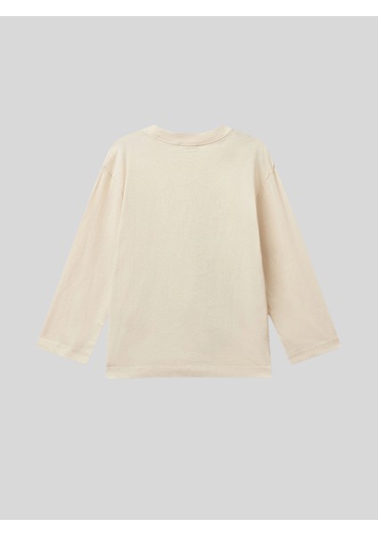 Erkek Çocuk Baskılı Sweatshirt 1-6 Yaş Ekru fiyatları