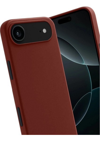 iPhone 17 Air Uyumlu Kılıf First Mat Renkli Lüx Silikon Bordo modelleri
