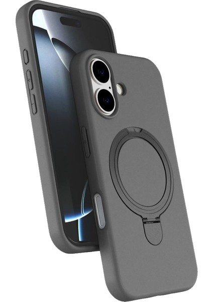 iPhone 17 Uyumlu Kılıf Rgl Mpl M-Safe Şarj Özellikli Standlı Gri fiyatları
