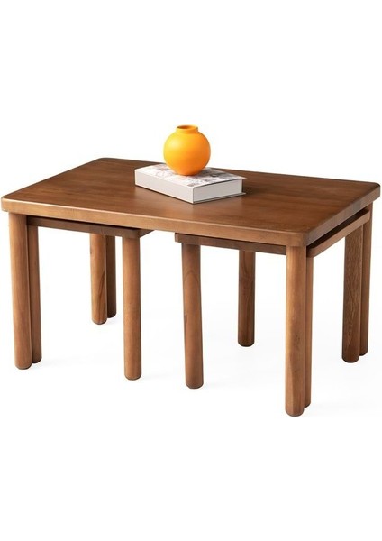 Mobilgen Ceviz Elçin Orta Sehpa