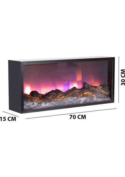 Ekonomik 70 cm Elektrikli Şömine modelleri