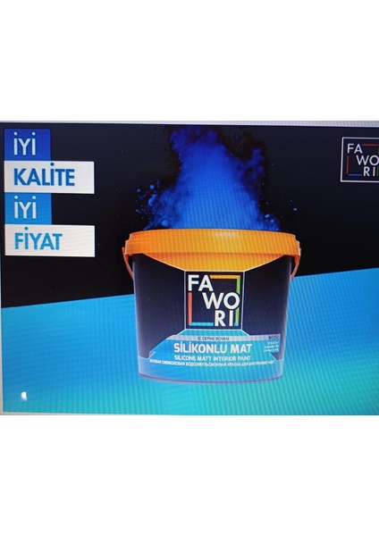 Silikonlu Mat Iç Cephe Boyası Beyaz 15 Lt
