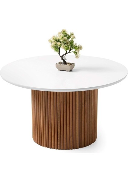 Mobilgen Naturel - Beyaz Oslo Orta Sehpa