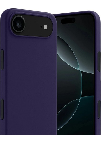 iPhone 17 Air Uyumlu Kılıf First Mat Renkli Lüx Silikon Mürdüm fiyatları