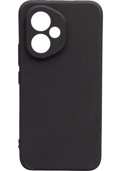 Honor 400 Uyumlu Kılıf Biye Kamera Korumalı Mat Silikon Siyah