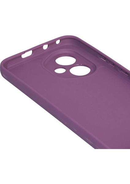Honor 400 Uyumlu Kılıf Biye Kamera Korumalı Mat Silikon Mor fiyatları