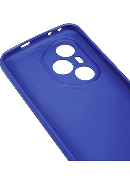 Honor 400 Pro Uyumlu Kılıf Biye Kamera Korumalı Mat Silikon Mavi fiyatları