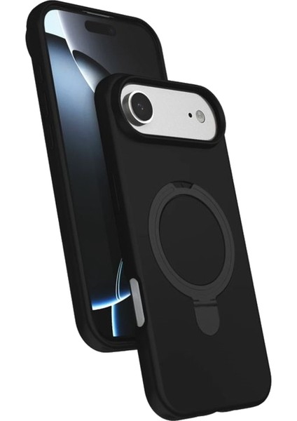 iPhone 17 Air Uyumlu Kılıf Rgl Mpl M-Safe Şarj Özellikli Standlı Siyah fiyatları