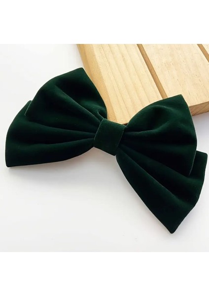 Şık Kadife Kurdele Saç Tokası