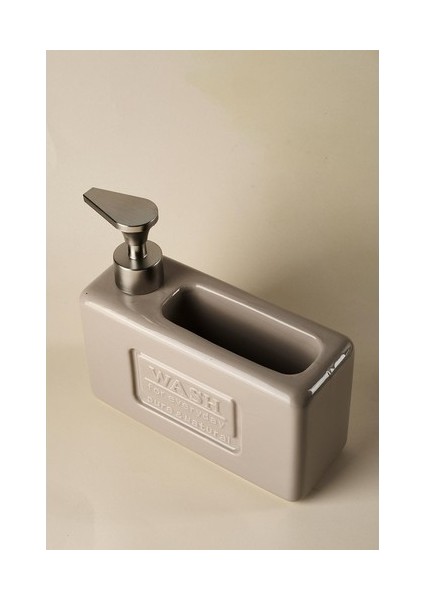 Ashley Porselen Sıvı Sabunluk 750 ml Taupe Renk Ergonomik Pompalı Suya Dayanıklı Şık Tasarım fiyatları