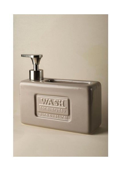 Ashley Porselen Sıvı Sabunluk 750 ml Taupe Renk Ergonomik Pompalı Suya Dayanıklı Şık Tasarım indirimleri