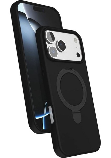 iPhone 17 Pro Uyumlu Kılıf Rgl Mpl M-Safe Şarj Özellikli Standlı Siyah fiyatları