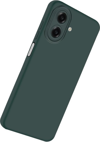 Samsung Galaxy A07 Uyumlu Kılıf First Mat Silikon Renkli Lüx Kamera Korumalı Koyu Yeşil modelleri