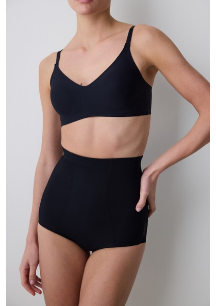 Premium Slip Siyah Korse