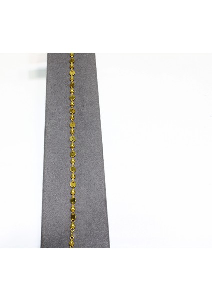 14 Ayar Altın Pullu Bileklik Künye indirimleri