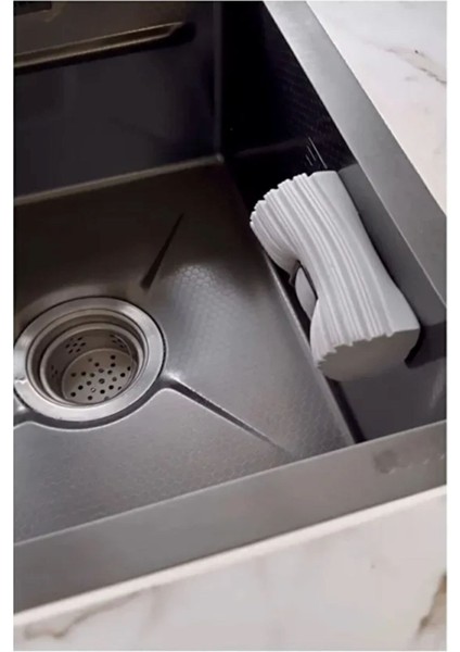 Bulaşık Süngeri Tutacağı Evye Düzenleyici Telli Bulaşık Süngeri Tutucu Askı 2 Adet