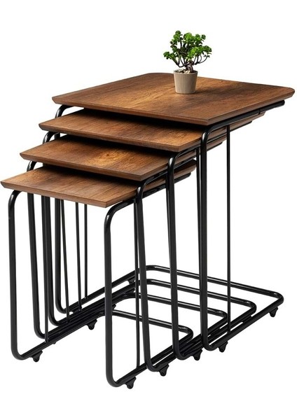 Mobilgen Barok Ceviz Dörtlü C Zigon