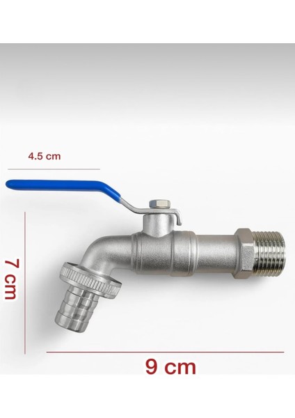 Aç Kapa 1/2 Küresel Musluk Çeşme Lavabo Banyo Mutfak Musluğu Bahçe Çeşmesi fiyatları