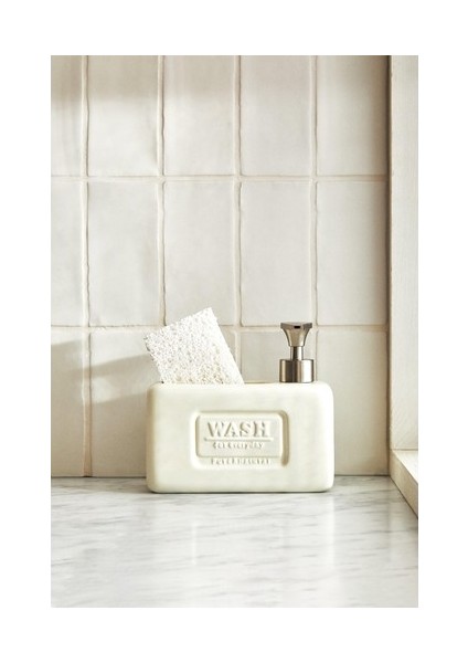 Ashley Bej Sıvı Sabunluk Ergonomik Pompa ile Kolay Kullanım 750 ml