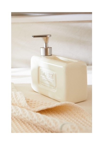 Ashley Bej Sıvı Sabunluk Ergonomik Pompa ile Kolay Kullanım 750 ml modelleri