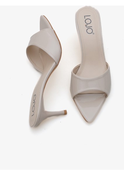 Kadın Sivri Burun Topuklu Günlük Terlik Parlas fiyatları