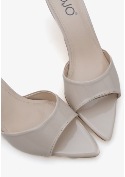 Kadın Sivri Burun Topuklu Günlük Terlik Parlas modelleri