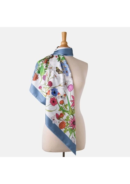 Flora Italyan Malı Premium Series Ünlü Barbieri Yapımı Fular Bandana Şal Como Eşarp fiyatları