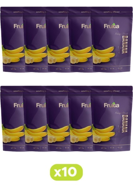 Dilim Muz Dondurularak Kurutulmuş Meyve 30 gr - 10'lu Paket Sağlıklı Atıştırmalık Freeze Dried modelleri