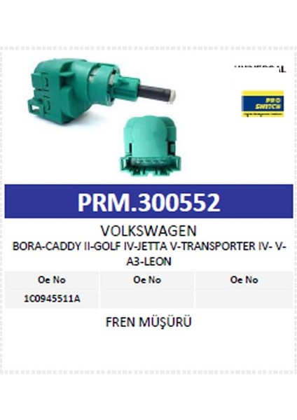 Fren Müşürü Bora Caddy Iı Golf Iv Jetta modelleri