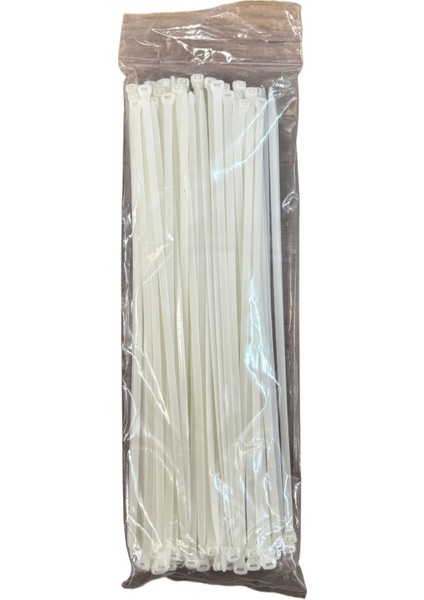 Kablo Bağı Cırt Kelepçe 8X450 mm Beyaz 100 Adet Fiyatıdır fiyatları