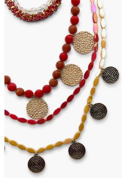 Çoklu Charmlı Kolye fiyatları