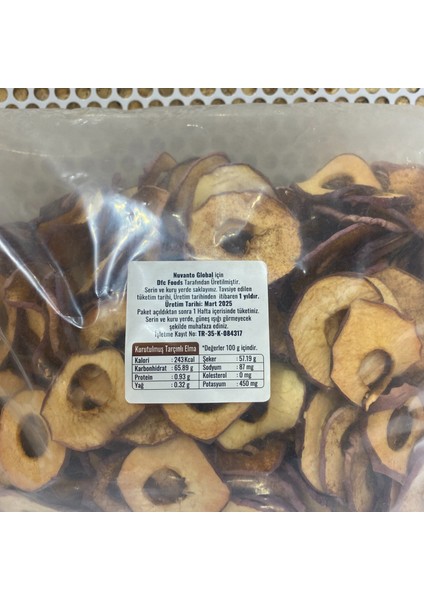 1 kg Kurutulmuş Tarçınlı Elma fiyatları