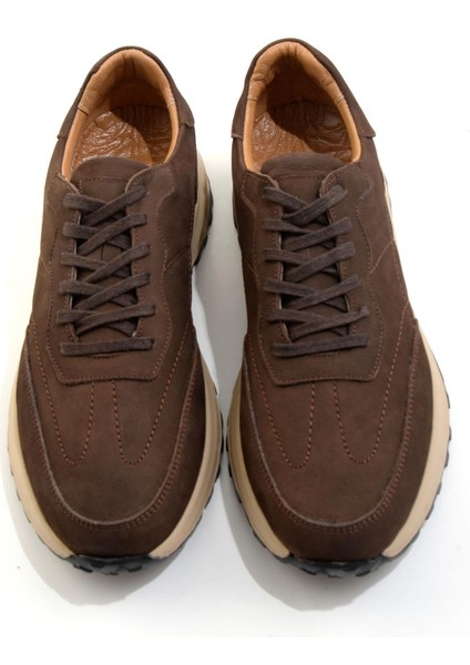 Kahve Hakiki Deri Erkek Casual Ayakkabı E01535101001 fırsatları