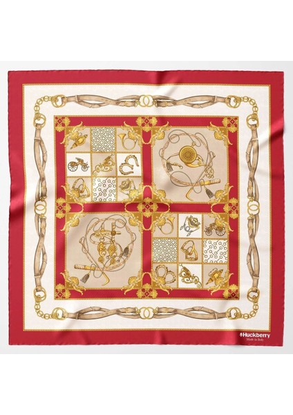 Vittoria Italyan Malı Premium Series Ünlü Barbieri Yapımı Fular Bandana Şal Como Eşarp