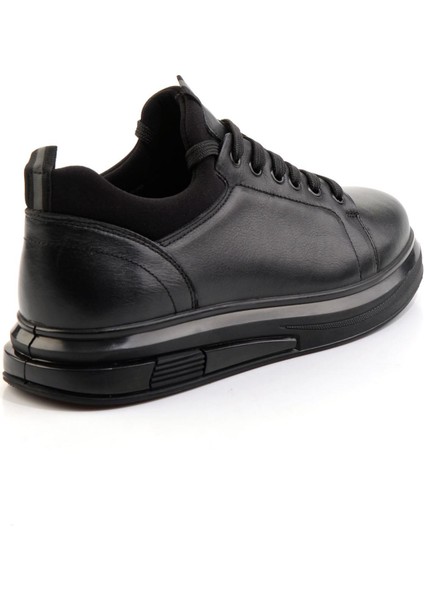 Siyah Hakiki Deri Erkek Casual Ayakkabı E01398400303 modelleri
