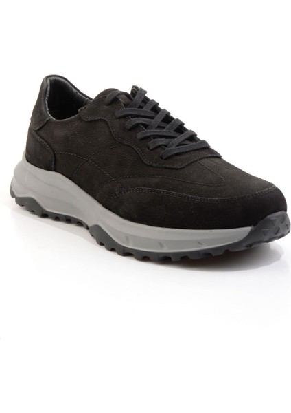 Siyah Hakiki Deri Erkek Casual Ayakkabı E01535101001 fiyatları