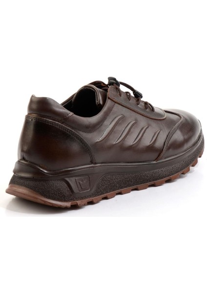 Kahve Hakiki Deri Erkek Casual Ayakkabı E01795061141 modelleri