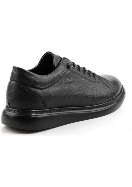 Siyah Hakiki Deri Erkek Casual Ayakkabı E01795053740 modelleri