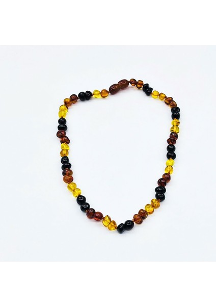 Koyu Renkte Bebek Damla Kehribar Kolye modelleri