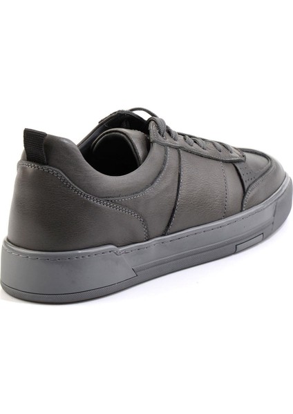 Gri Hakiki Deri Erkek Sneaker E01811415743 modelleri