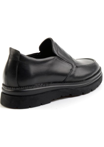 Siyah Hakiki Deri Erkek Klasik Ayakkabı E01795035641 modelleri