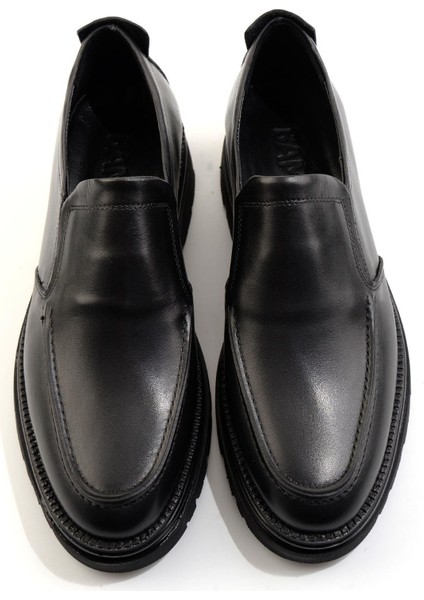Siyah Hakiki Deri Erkek Klasik Ayakkabı E01795035641 fırsatları