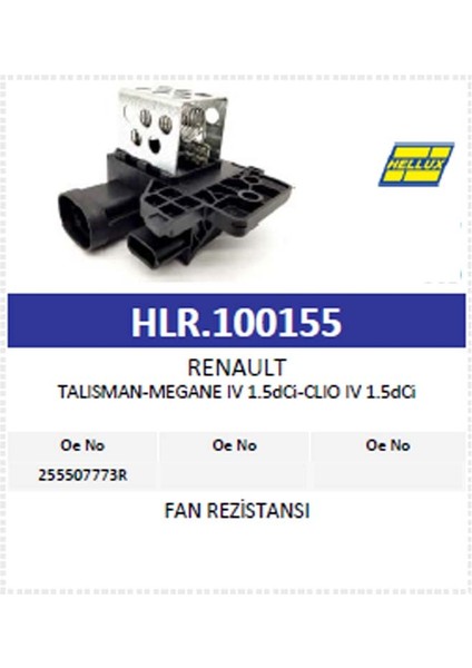 Fan Rezistansı Renault Talısman-Megane Iv 1.5dci-C modelleri
