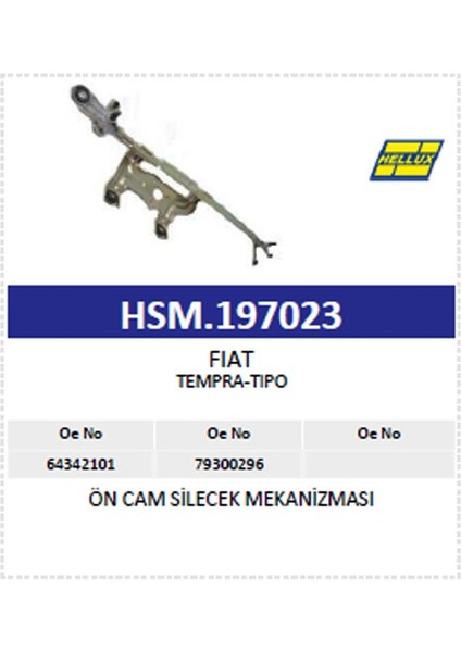 Ön Cam Silecek Mekanizması Fıat Tempra-Tıpo (79300 fiyatları