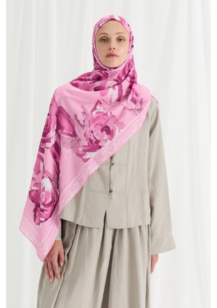 Rossa Kraş Şal - Pembe