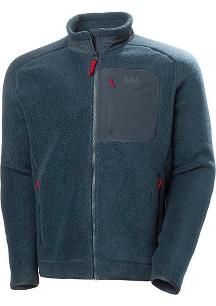 Panorama Pile Block Jacket Erkek Lacivert Polar HHA.49460.HHA.598